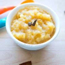 Acorn Squash With Apple- Easy Baby Meals- www.easybabymeals.com