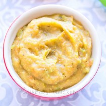 Carrot With Peas And Potatoes- Easy Baby Meals-www.easybabymeals.com