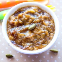 Banana And Dates Halwa- Easy Baby Meals-www.easybabymeals.com