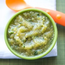 Yellow Squash With Zucchini And Mint-Easy Baby Meals-www.easybabymeals.com