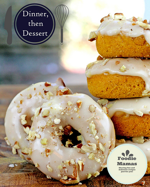 Pumpkin Pecan Donuts FoodieMamas