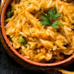 Pumpkin with Orzo Pasta-EasyBabyMeals-www.easybabymeals.com