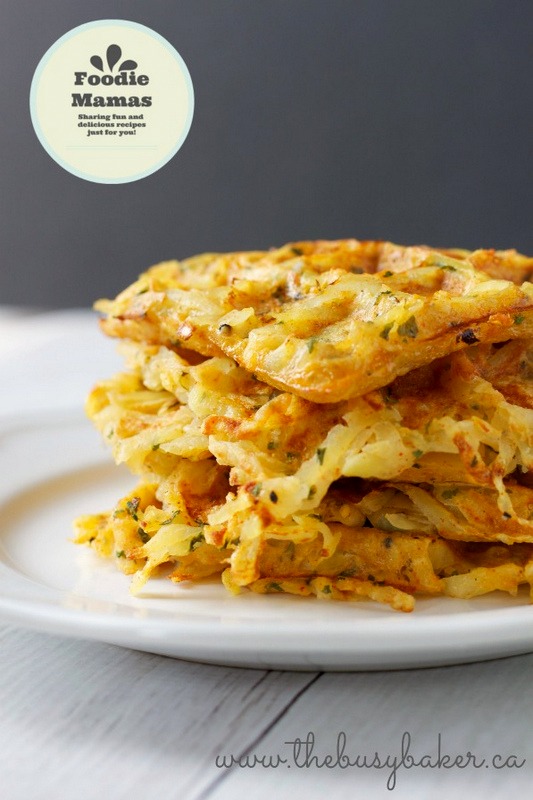 Waffle-Iron Hash Brown Breakfast Potatoes.