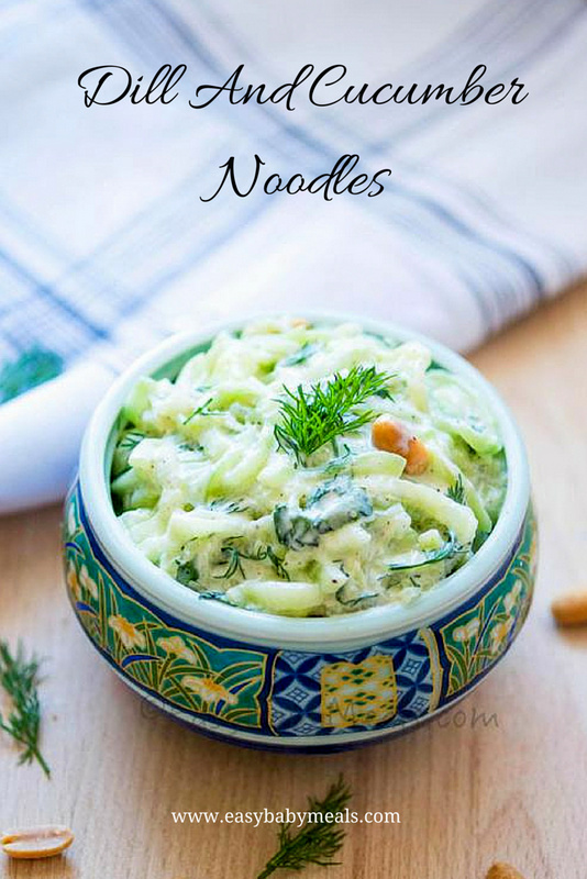 Dill And Cucumber Noodles