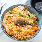 Quick Mushroom Fried Rice- Easy Baby Meals-www.easybabymeals.com