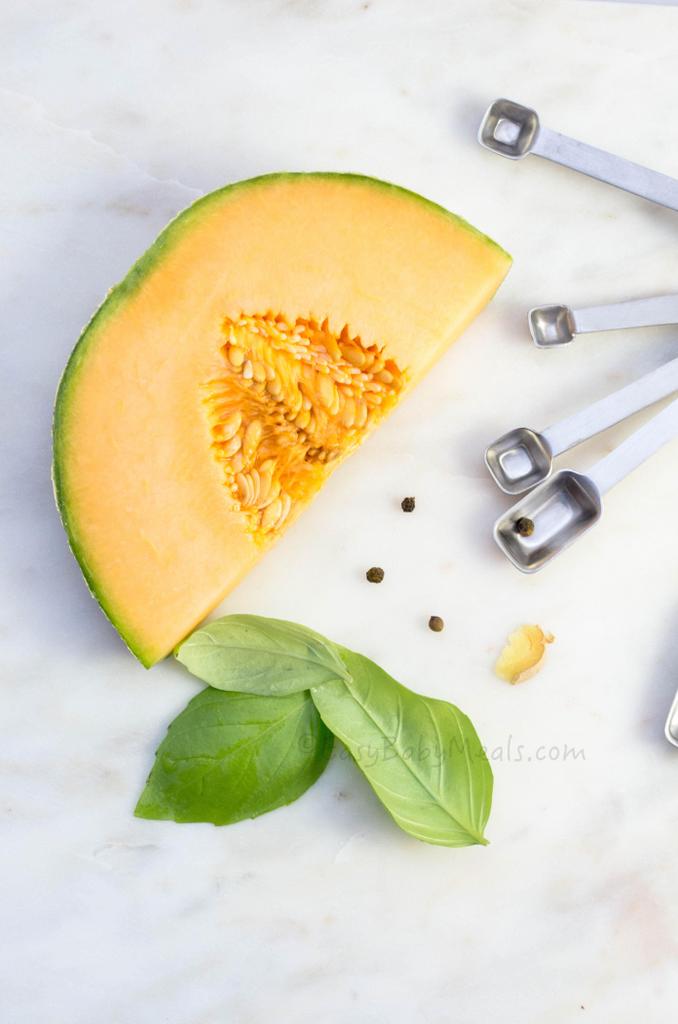 Cantaloupe Soup- Refreshing Summer Soup- Easy Baby Meals