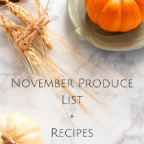 November Produce List+Recipes- Easy Baby Meals-www.easybabymeals.com