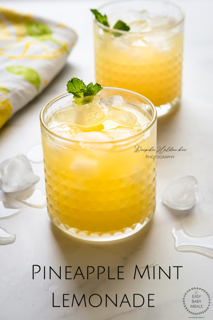 How to make Pineapple Mint Lemonade