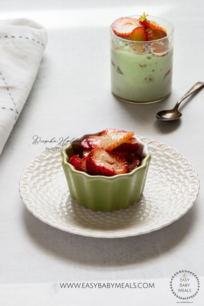 Cardamom And Saffron Infused Strawberry Syrup-1