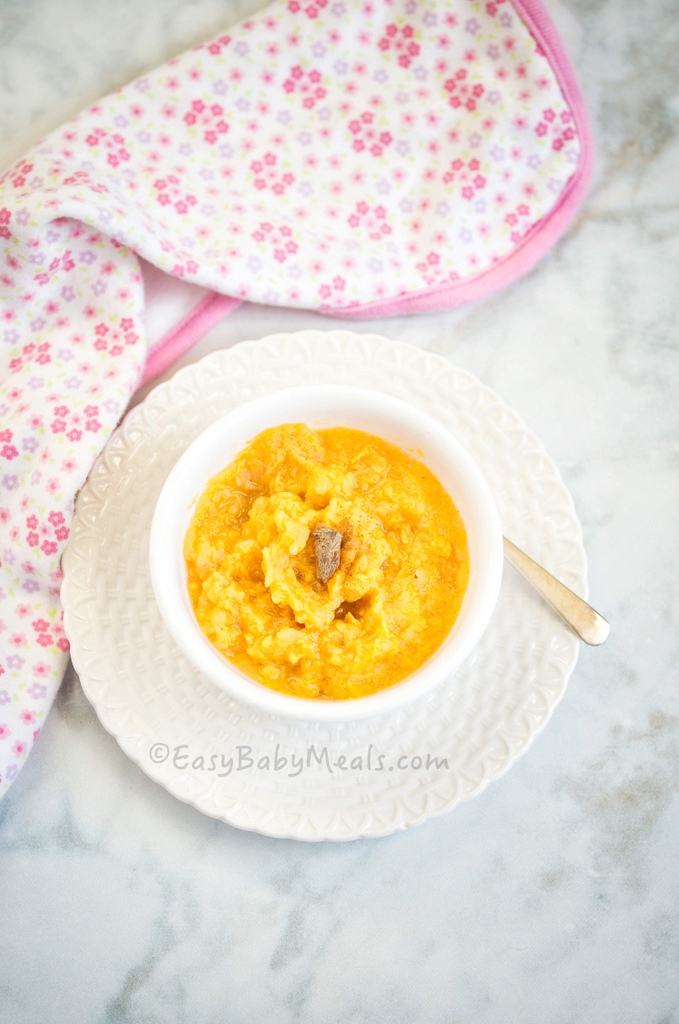 Sweet Potatoes With Apple And Cinnamon- Easy Baby Meals-www.easybabymeals.com