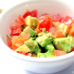 Avocados With Tomatoes- Easy Baby Meals-www.easybabymeals.com
