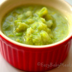 Peas And Potatoes With Leeks- Easy Baby Meals-www.easybabymeals.com