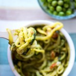 Zucchini With Peas Pesto- Easy Baby Meals-www.easybabymeals.com