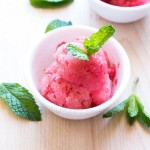 Watermelon Sorbet With Mint- Easy Baby Meals-www.easybabymeals.com