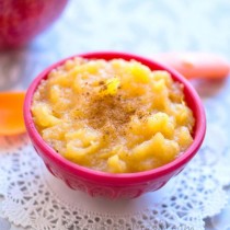 Apple With Butternut Squash- Easy Baby Meals-www.easybabymeals.com