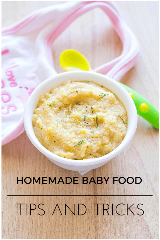 Homemade Baby Food Tips and Tricks