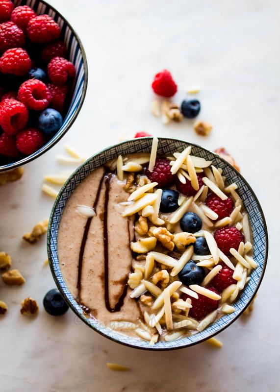 Fruit And Nut Smoothie Bowl