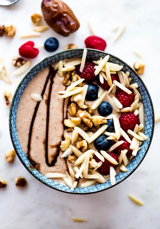 Fruit And Nut Smoothie Bowl