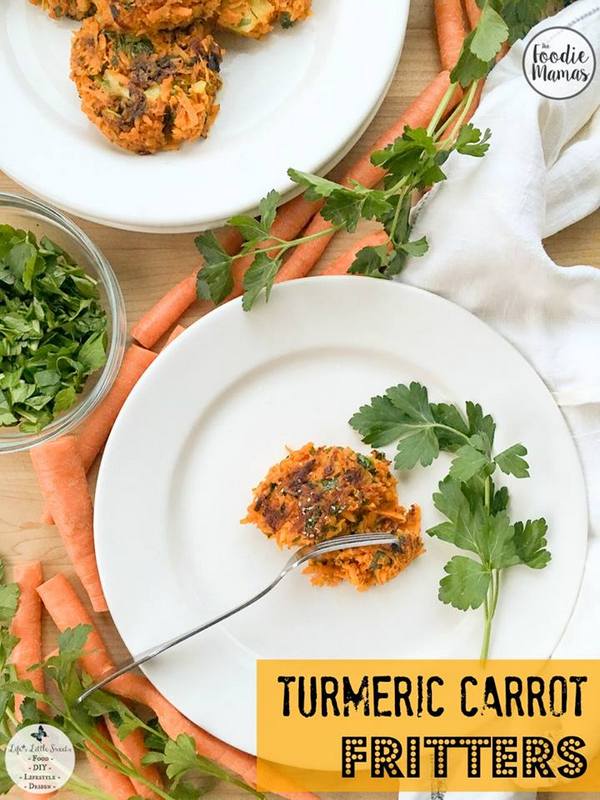 Turmeric Carrot Fritters