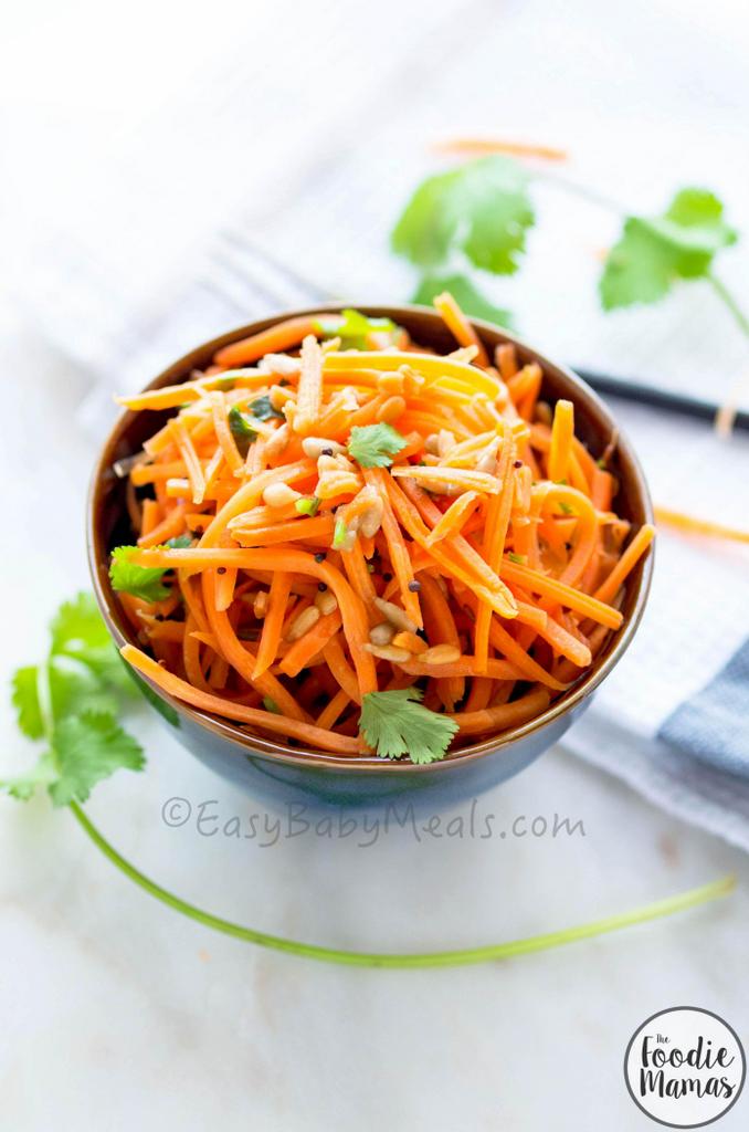 Quick Carrot Salad- Easy Baby Meals
