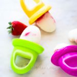Yogurt Strawberry Popsicles- Easy Baby Meals-www.easybabymeals.com