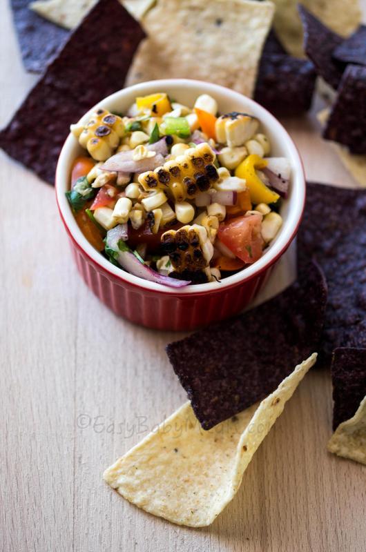 Roasted Corn Salsa- Easy Baby Meals