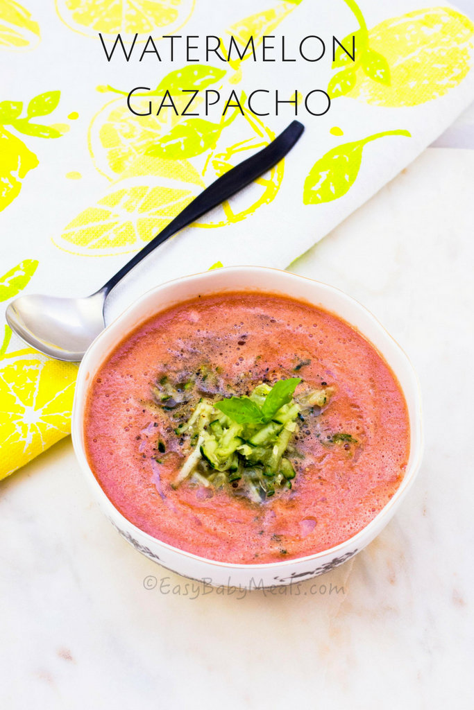Watermelon Gazpacho- Summer Soup