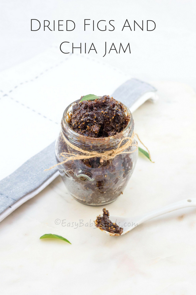 Dried Figs And Chia Jam-Easy Jam Recipe