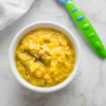 Asparagus Lentil Puree- Easy Baby Meals-www.easybabymeals.com
