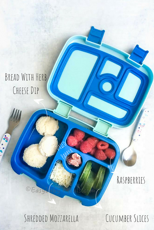 Bread With Herb Cheese Dip- Easy Baby Meals-www.easybabymeals.com