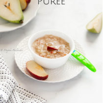 Apple Pear Puree- Easy Baby Meals-www.easybabymeals.com