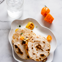 How To Make Corn And Sweet Pepper Quesadillas- Easy Baby Meals